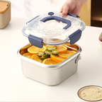 Fritadeira Multifuncional Em Inox 304, Compatível Com Todos Os Tipos De Fogão