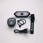 LUZ TRASEIRA PARA BICICLETA COM PISCAS SEM FIOS