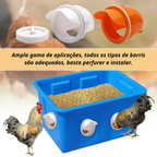 ⚡Porta De Alimentação Automática Para Galinhas E Patos Para Todos Os Tipos De Baldes – Inclui Broca Serra Copo