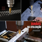 TitanDrill™ – Conjunto de Brocas Escalonadas em Titânio (6 Brocas Multifuncionais)