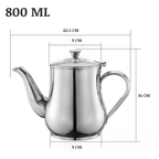 Garrafa De Óleo Em Aço Inoxidável 304 Com Filtro, Especial Para Cozinha