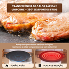 🇵🇹 Frigideira de pedra Maifan antiaderente de 6 camadas compatível com fogões de indução IH