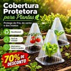 🌱 Cobertura Protetora para Plantas – Reutilizável e Fácil de Instalar