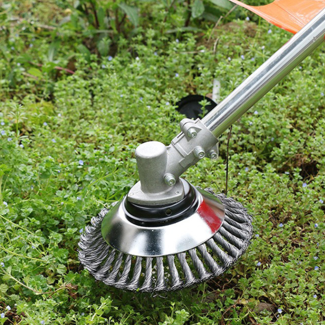 ⚡Acessórios de instalação gratuita | Lâmina de corta-relva em aço super resistente com rotação de 360°