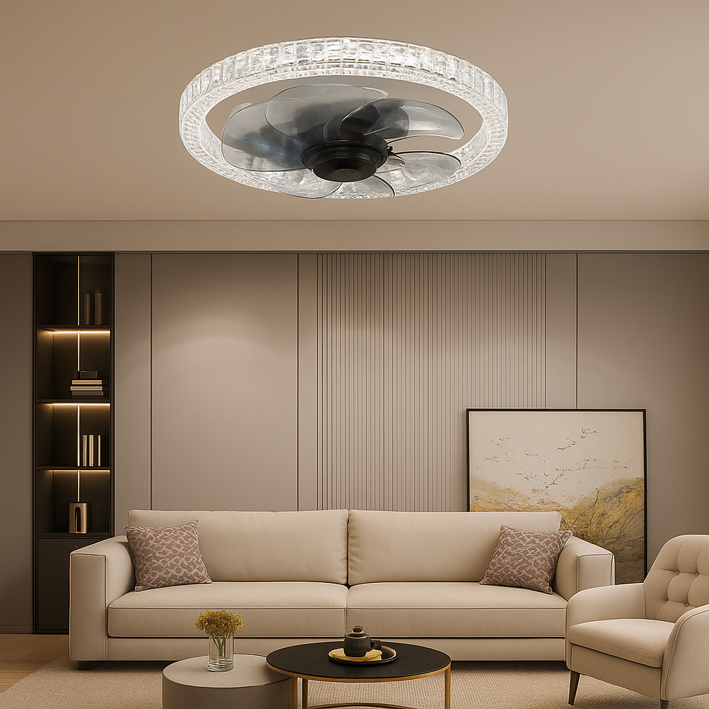 AIRLUME — Ventilador LED 2 em 1, instalado em 30 segundos sem obras nem eletricista