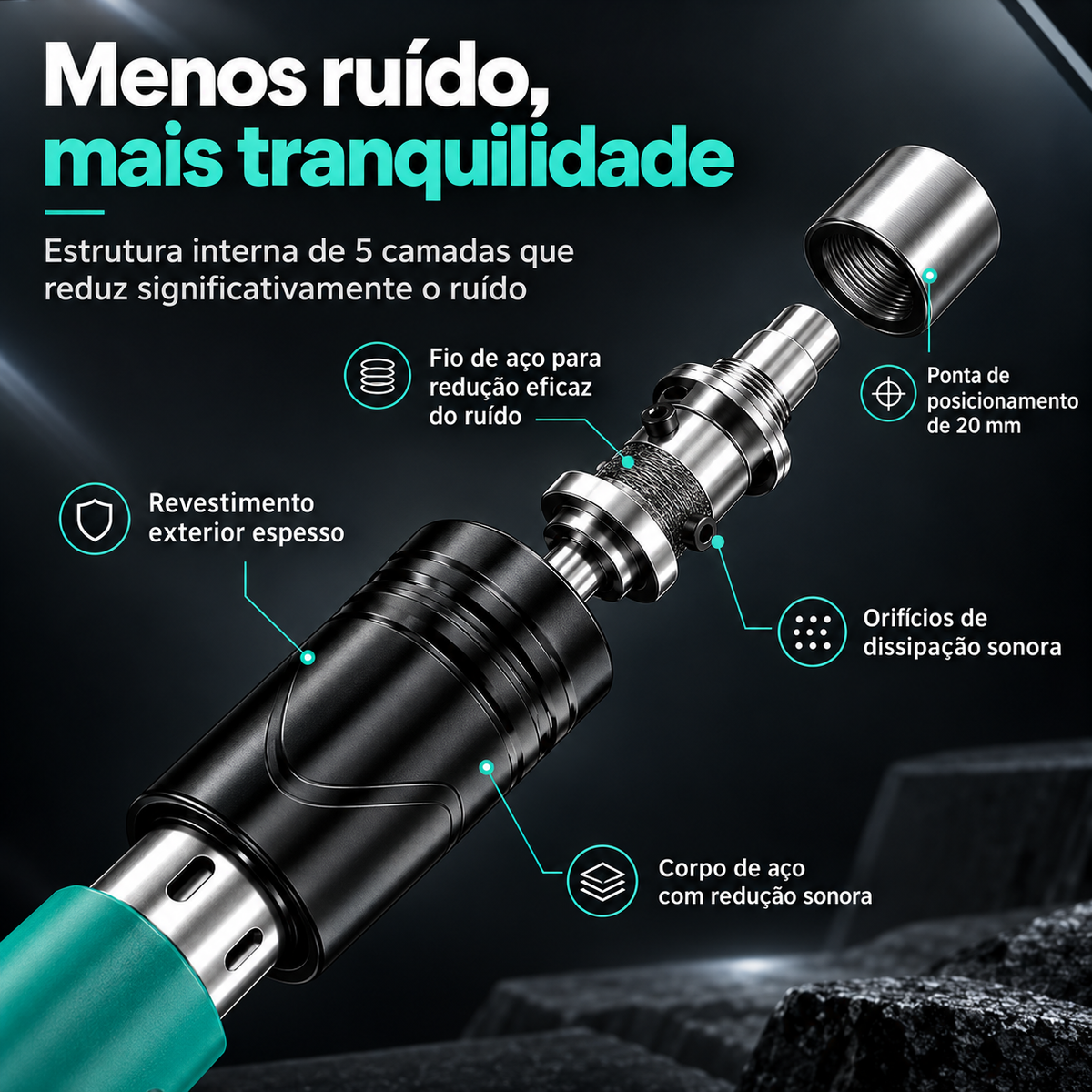 🎁 70% DE DESCONTO | Pistola de Pregos de Nova Geração para Todos os Tipos de Materiais + 50 Pregos Incluídos