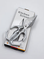 🇪🇸 Tijeras grandes con hoja en forma de diamante, hechas de acero inoxidable macizo importado de Alemania