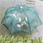 Rede armadilha de pesca dobrável 96 cm | Múltiplas entradas | Água doce