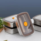 🇵🇹 (6 + 🎁3 GRÁTIS) Caixa para alimentos em aço inoxidável 316