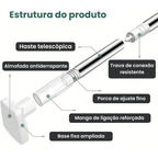Barra telescópica ajustável e multifuncional sem perfuração, que se estende até 160 cm (NEW)