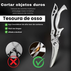 Tesoura de osso de aço carbono inoxidável de alta qualidade