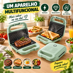 [🎁70% DE DESCONTO] Máquina de fazer sanduíches compacta e antiaderente, com uma potência de 650 W