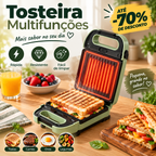 [🎁70% DE DESCONTO] Máquina de fazer sanduíches compacta e antiaderente, com uma potência de 650 W