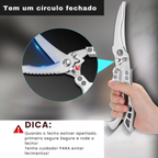 Tesoura de aço premium importado da República Federal da Alemanha