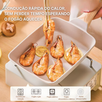 Sartén Cuadrada De Piedra Multifuncional Antiadherente