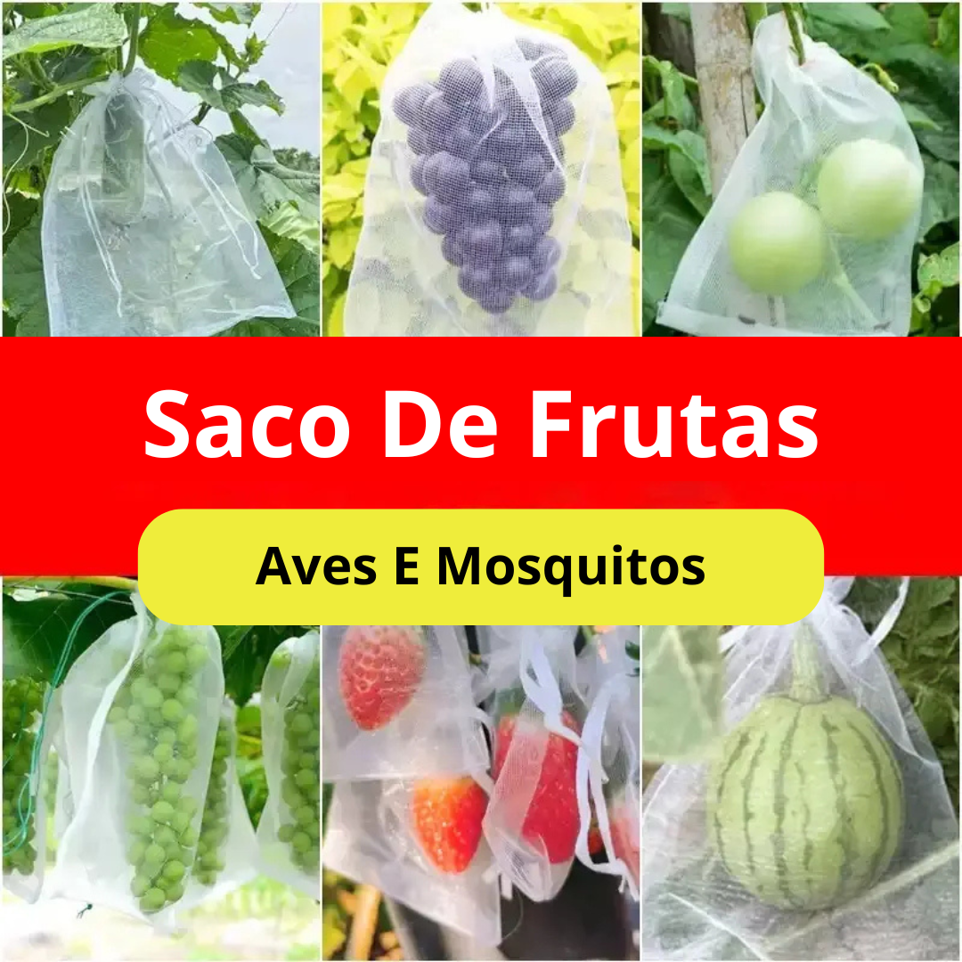 Sacos de Malha Respiráveis para Proteção de Frutas e Vegetais | Reutilizáveis