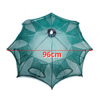 🇵🇹 Jaula armadilha de pesca tipo guarda-chuva de grande tamanho com múltiplas entradas