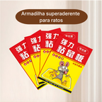 ⚡️ Armadilha adesiva para ratos: nova versão com cola super-resistente, captura ratos muito rapidamente.