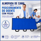 ⚡ Placa de transferência de pacientes com 6 pegas reforçadas, almofada médica multifuncional para camas, idosos