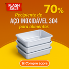 🇵🇹 Recipiente para alimentos em aço inoxidável AISI 304 – 2000 ml