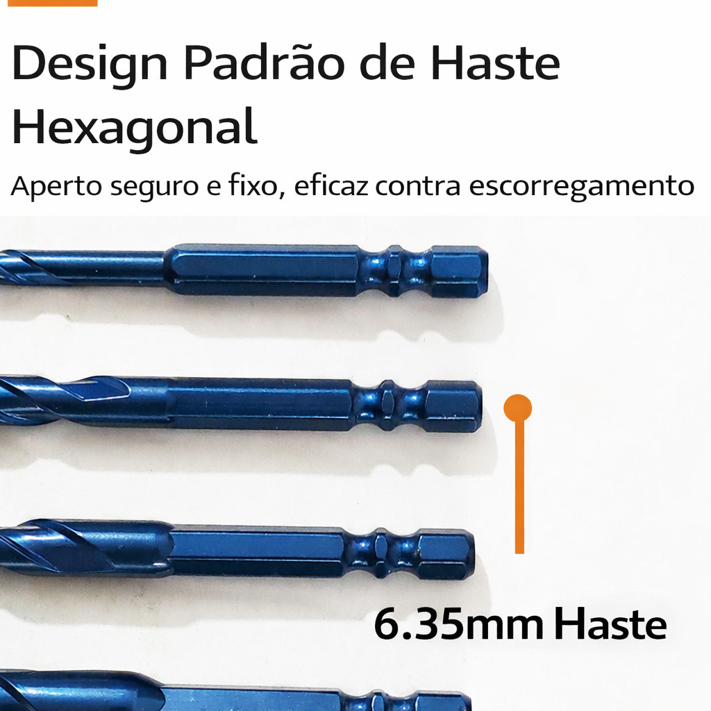 💥70% DE DESCONTO | Conjunto De 4 Brocas De Titânio Multifuncionais (4 Tamanhos 6/8/10/12 MM)