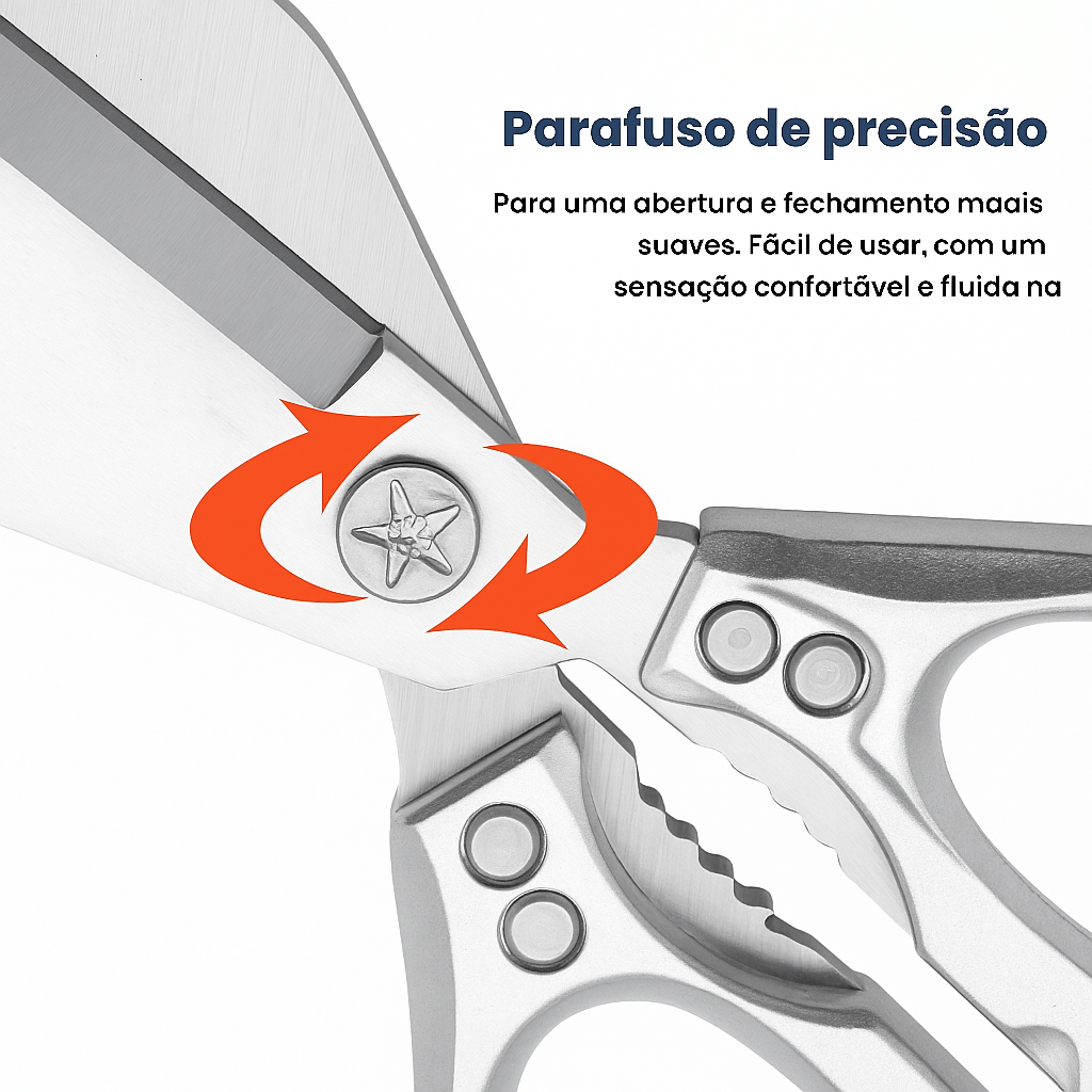 🇪🇸 Tijeras grandes con hoja en forma de diamante, hechas de acero inoxidable macizo importado de Alemania