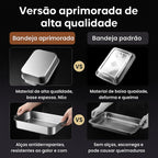 Panela de Aço Inoxidável Maciço 304 (3,5 L) – Apta para Todos os Tipos de Fogão | 70% de Desconto!