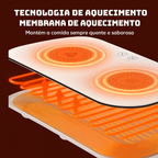 Aquecedor de Alimentos Premium 3 em 1 – Aquece, Descongela e Mantém os Sabores Sempre Quentes