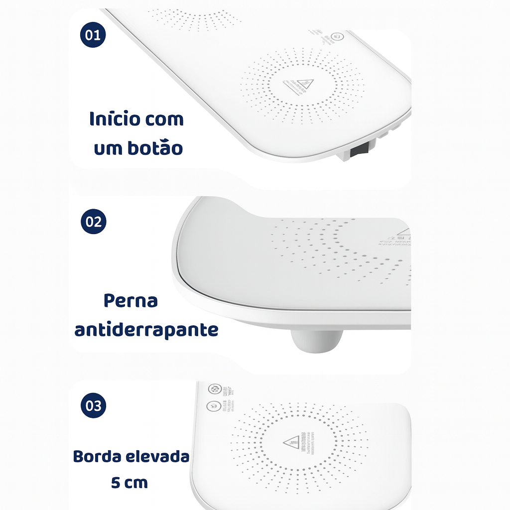 Aquecedor de Alimentos Premium 3 em 1 – Aquece, Descongela e Mantém os Sabores Sempre Quentes