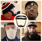 🛡️ A viseira protege o rosto, os olhos e as vias respiratórias durante o trabalho