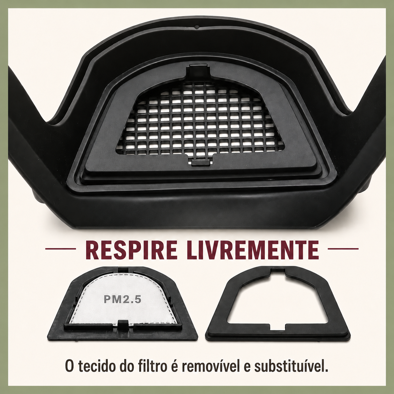 🛡️ A viseira protege o rosto, os olhos e as vias respiratórias durante o trabalho