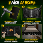 🐁 Armadilhas Adesivas Profissionais – Extra Grandes para Capturar Mais Rápido (1,2M x 28cm)