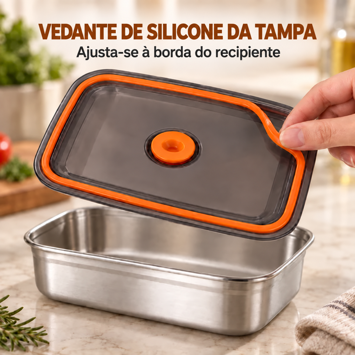 🥘 Leve 12, Pague Apenas 6 | Recipientes em Aço Inoxidável 316L com Tampa de Vácuo