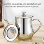 Garrafa De Óleo Em Aço Inoxidável 304 Com Filtro, Especial Para Cozinha