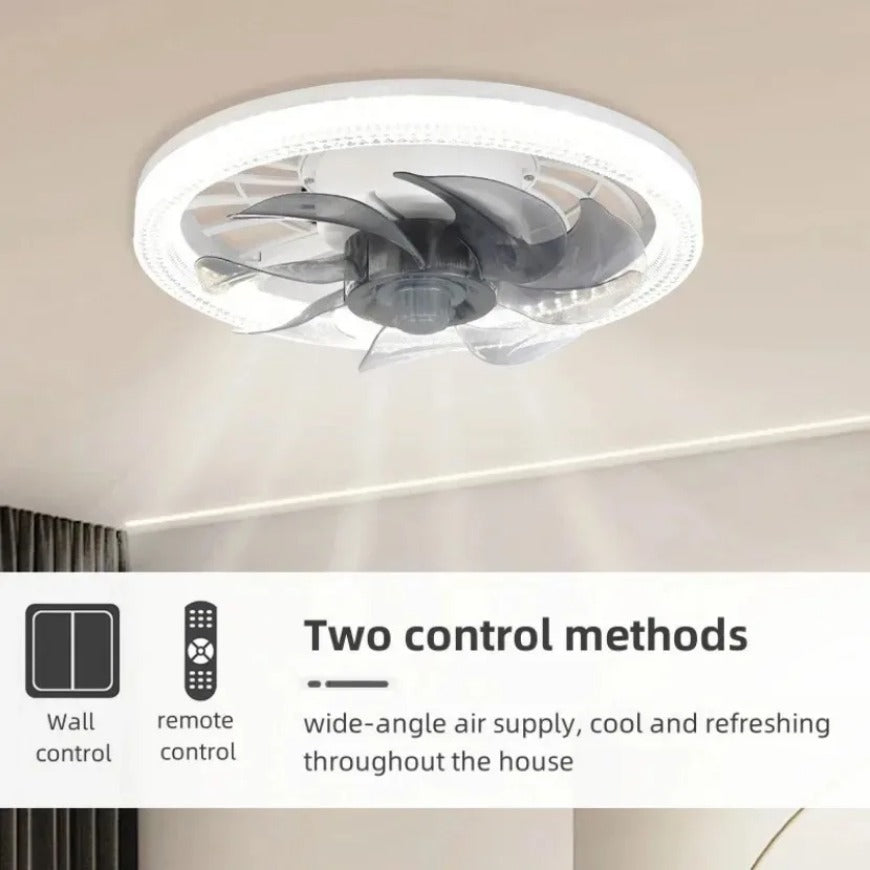 AIRLUME — Ventilador LED 2 em 1, instalado em 30 segundos sem obras nem eletricista