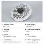 AIRLUME — Ventilador LED 2 em 1, instalado em 30 segundos sem obras nem eletricista