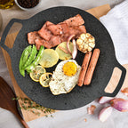 🇵🇹 Frigideira de pedra Maifan antiaderente de 6 camadas compatível com fogões de indução IH