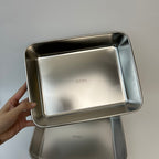 🔥 DESCONTO DE 70% | Recipiente de Aço Inoxidável 304 - 2100ml (26 × 20 × 6 cm)