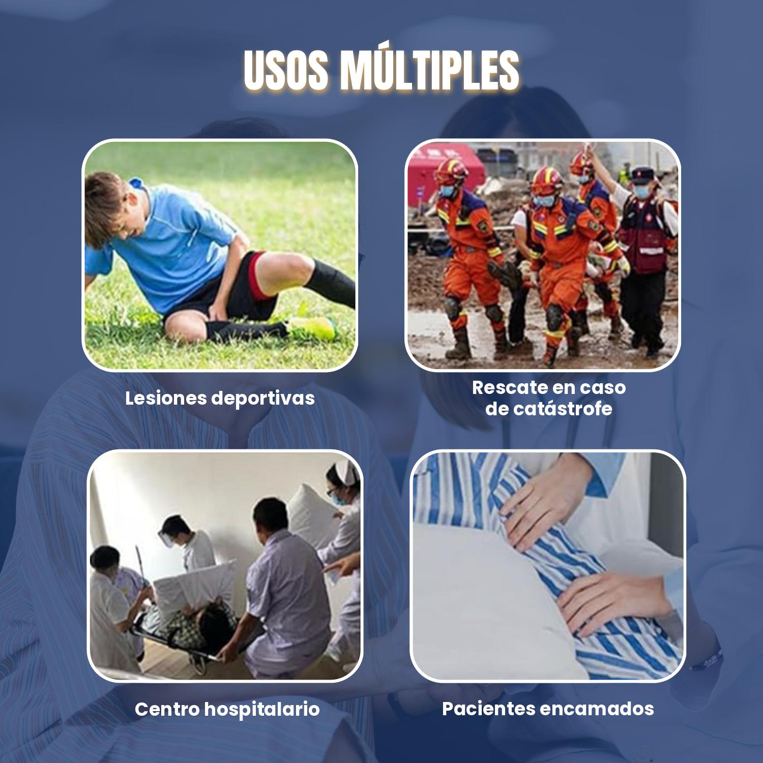 ✔️ Placa de transferência de pacientes com 6 pegas reforçadas, almofada médica multifuncional para camas, idosos