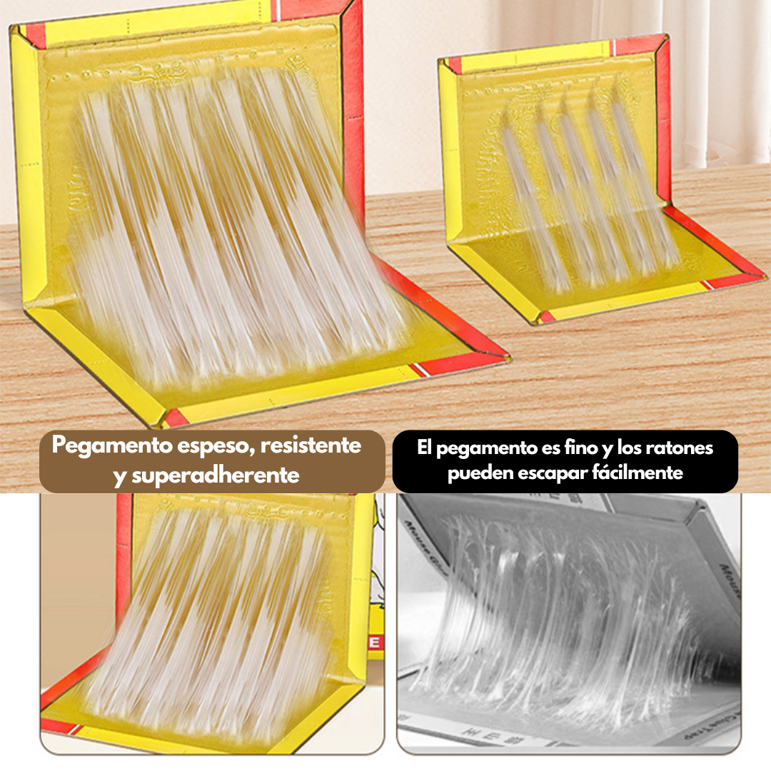 Armadilha Adesiva Para Ratos: Nova Versão Com Cola Super-Resistente, Captura Ratos Muito Rapidamente