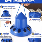 🐓Alimentador automático para galinhas, patos e gansos – grande capacidade, economia de ração