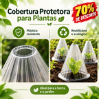 🌱 Cobertura Protetora para Plantas – Reutilizável e Fácil de Instalar