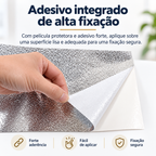 🎉 ATÉ 70% DE DESCONTO | Rolo Protetor de Alumínio Autocolante 10m – Cobertura Duradoura para Todas as Superfícies