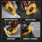 💎 Disco de corte e desbaste de diamante 2 em 1 multifuncional premium