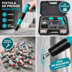 🎁 70% DE DESCONTO | Pistola de Pregos de Nova Geração para Todos os Tipos de Materiais + 50 Pregos Incluídos