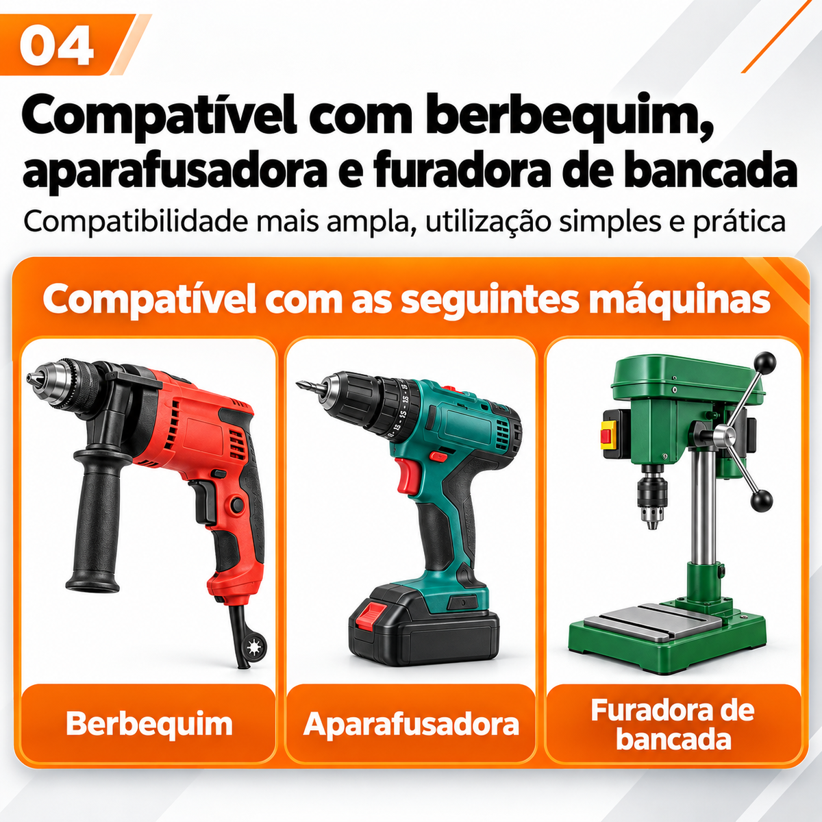 🎁 70% DE DESCONTO | Conjunto De 4 Brocas De Titânio Multifuncionais (4 Tamanhos 6/8/10/12 MM)