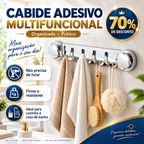 [🎁 70% DE DESCONTO] Suportes de aço inoxidável com 5 ganchos, práticos e capazes de suportar até 20 kg.