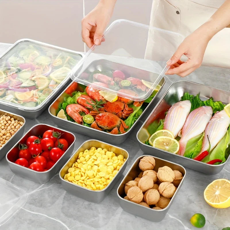 🇵🇹 Recipiente para alimentos em aço inoxidável AISI 304 – 2000 ml