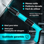 🎁 70% DE DESCONTO | Pistola de Pregos de Nova Geração para Todos os Tipos de Materiais + 50 Pregos Incluídos