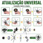 Cabeça Universal para Roçadora — 6 Lâminas em Aço Inoxidável